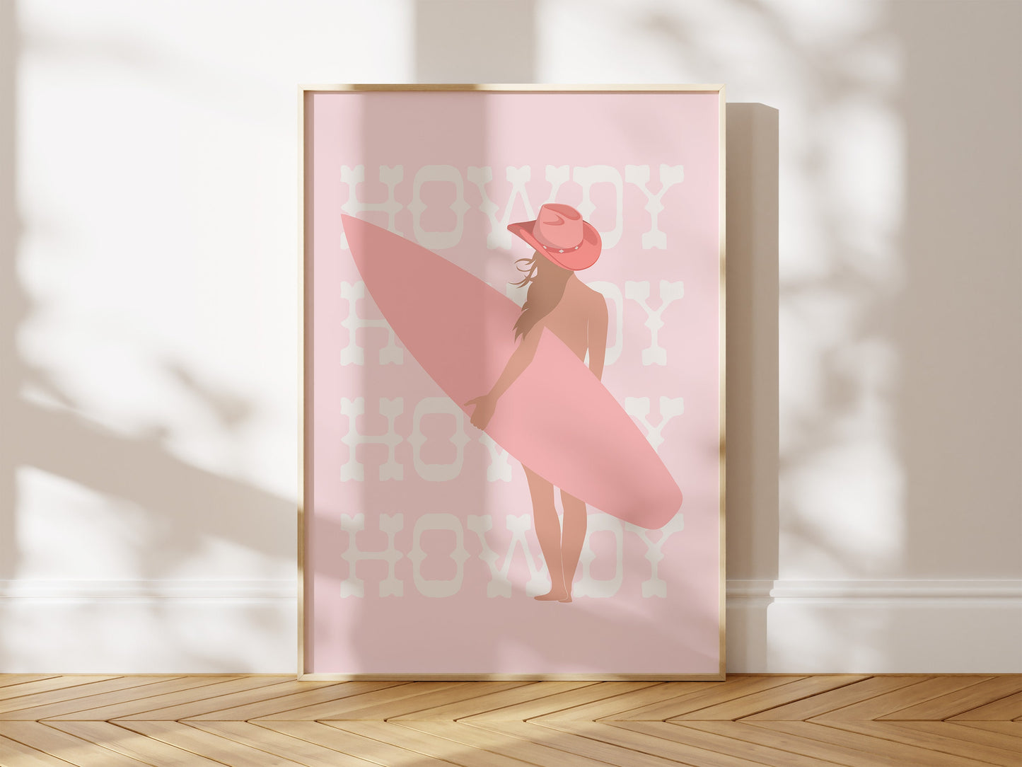 Coastal Cowgirl Wall Art Set