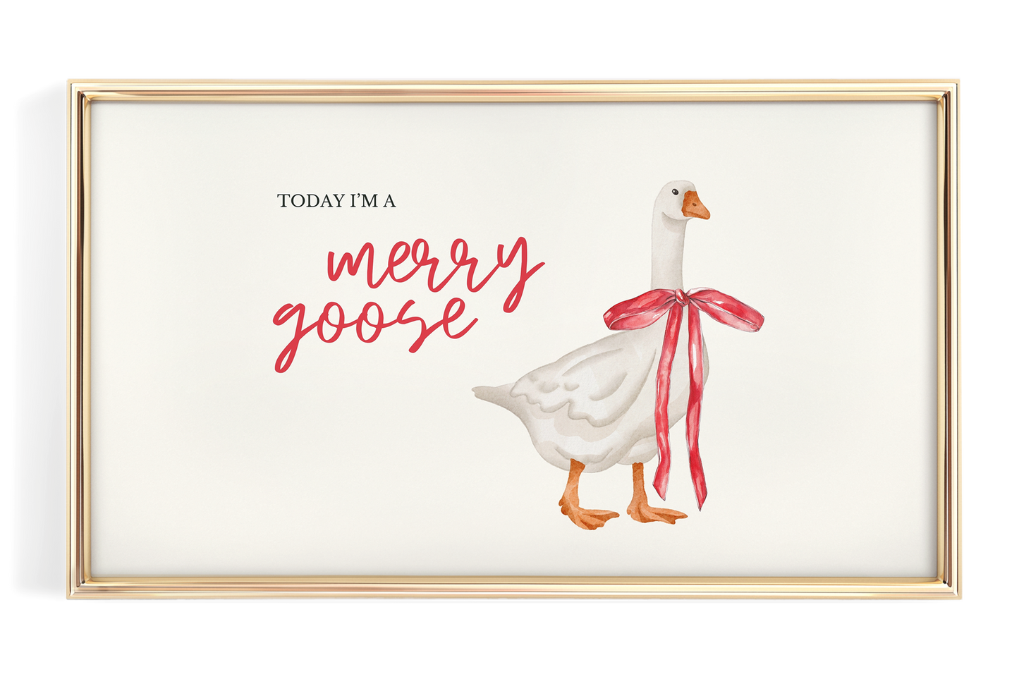 Today I'm a Merry Goose