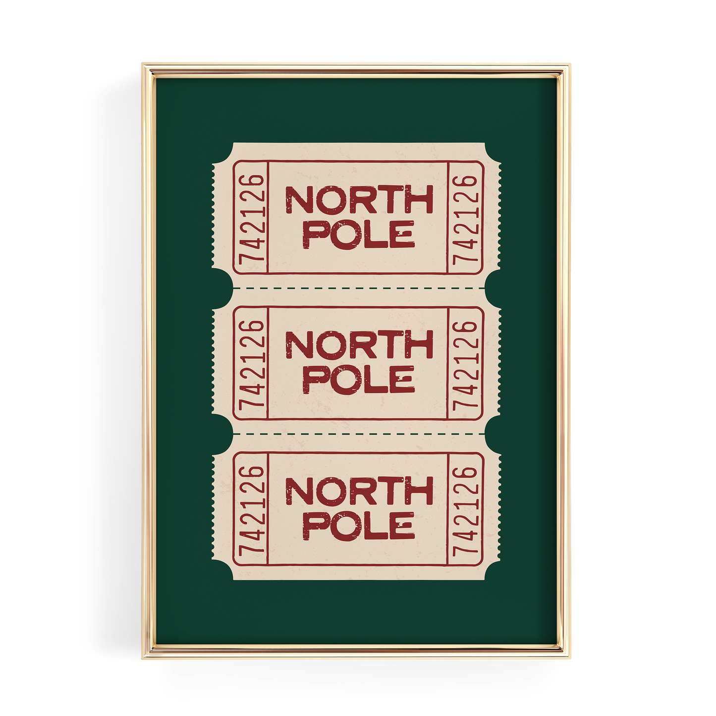 North Pole Ticket Stubs
