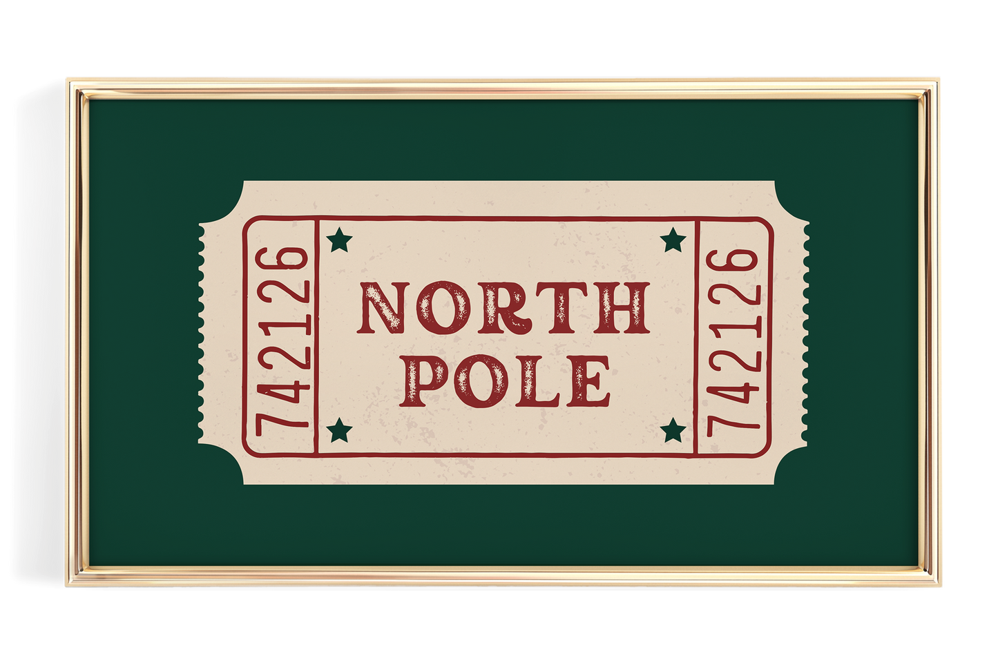 North Pole Ticket