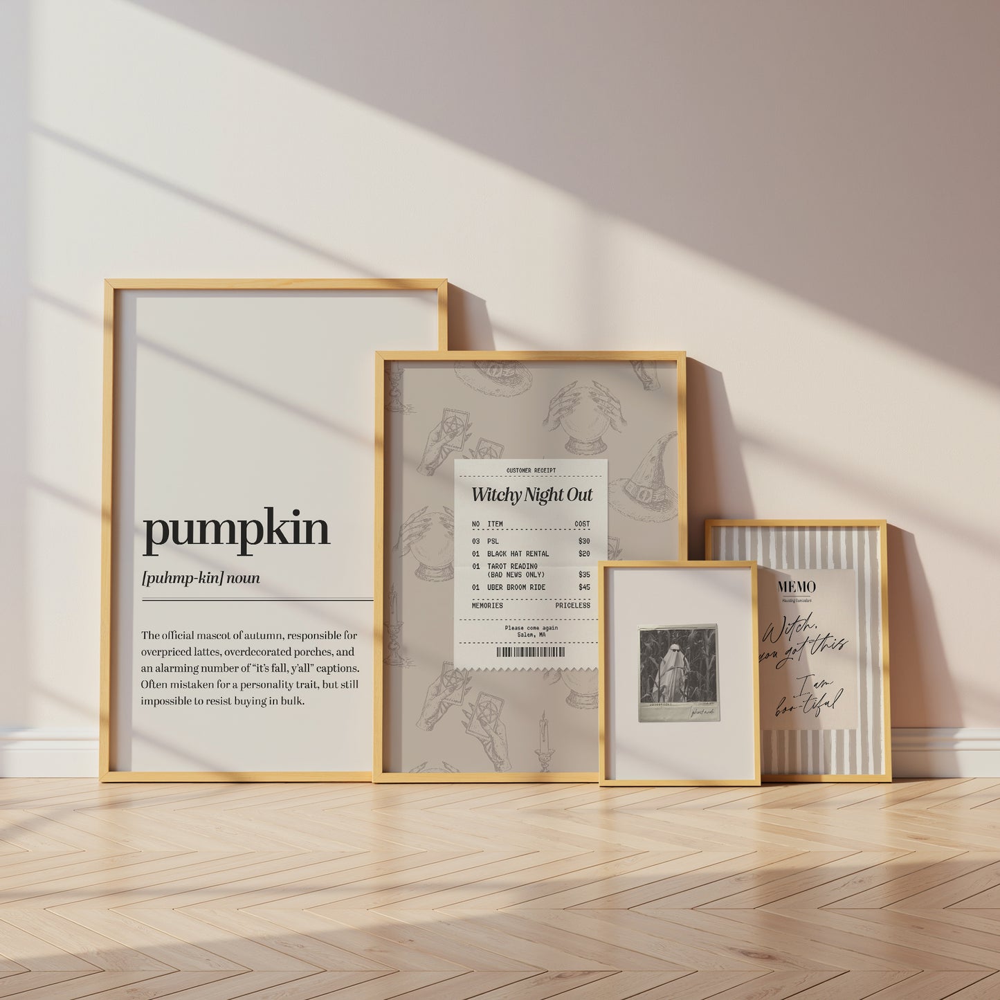 Spooky Season Halloween Gallery Wall Set