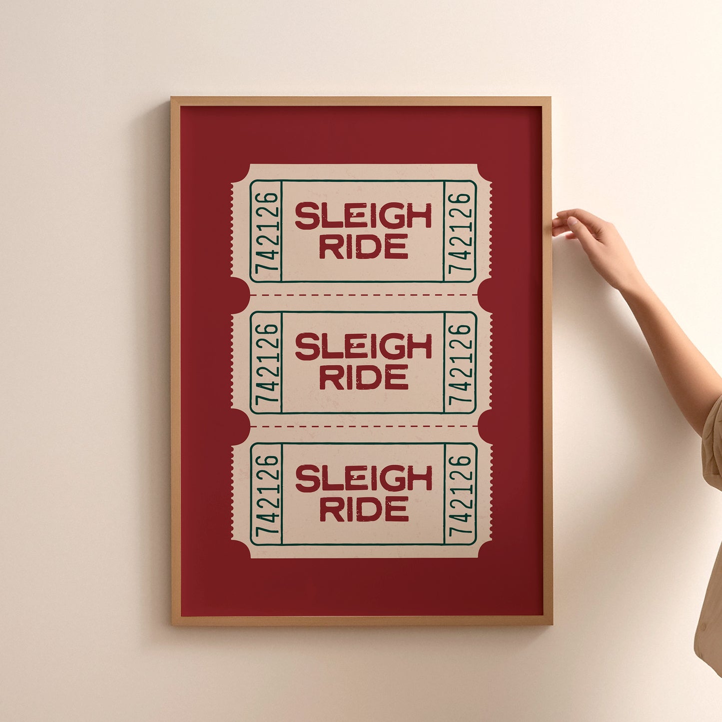 Sleigh Ride Ticket Stub