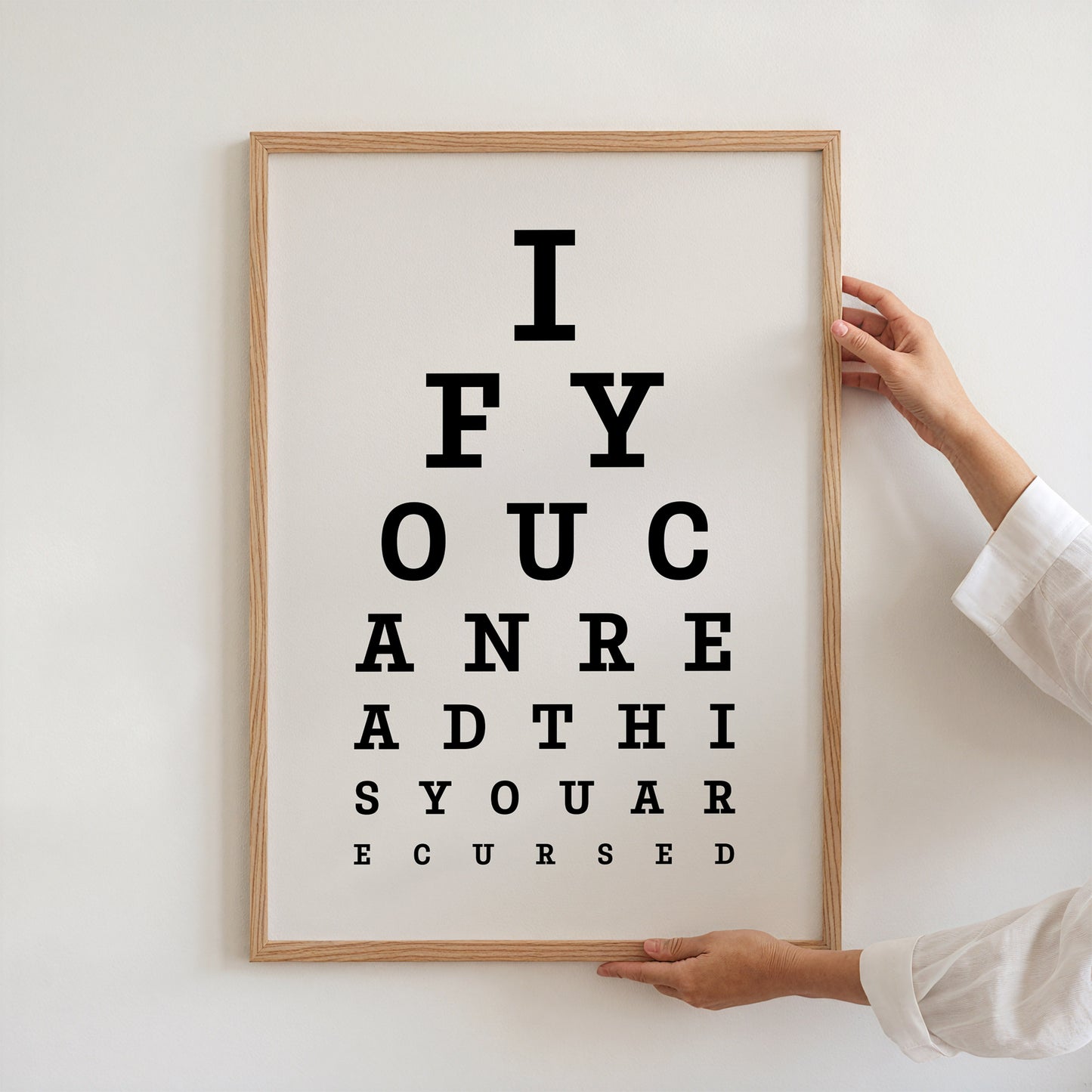 You Are Cursed Eye Chart