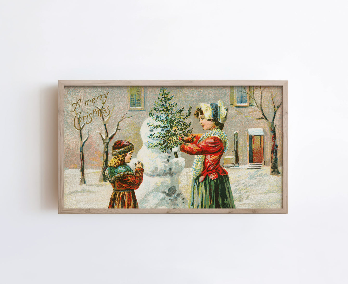 Winter Snowman Painting