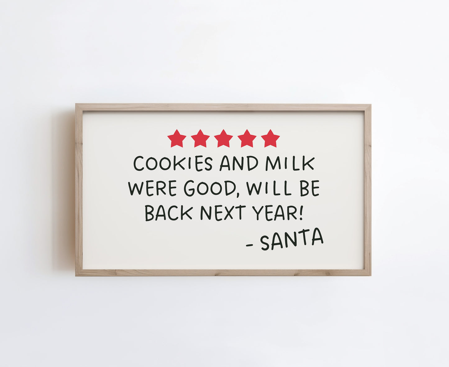 Cookies Were Good Santa Review