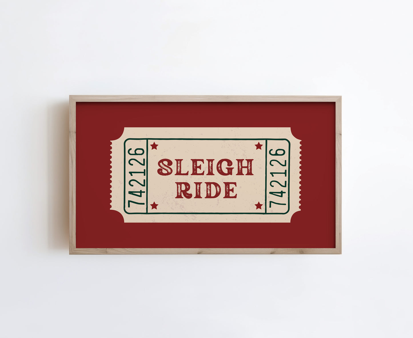 Sleigh Ride Ticket