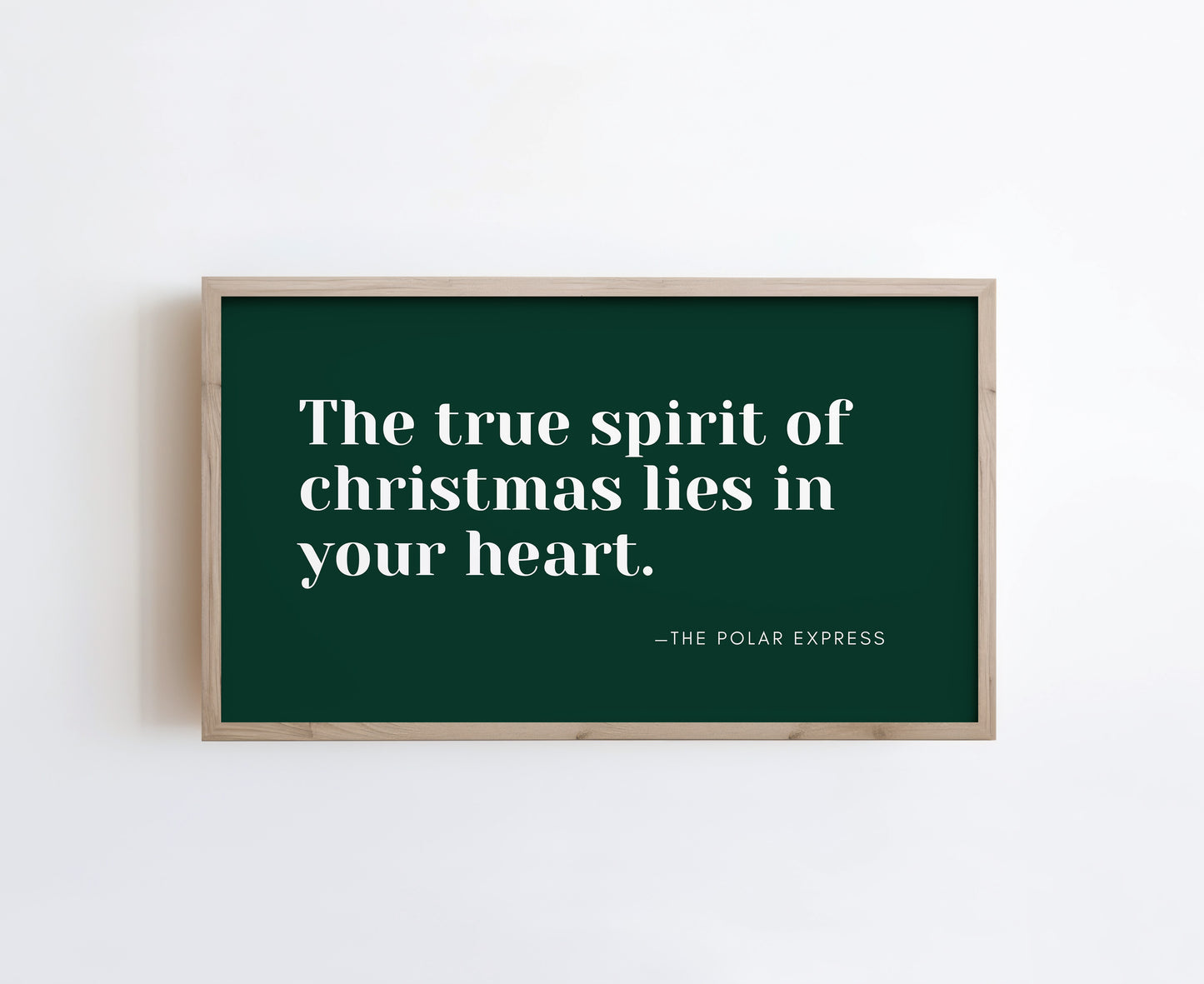 True Spirit of Christmas Quote