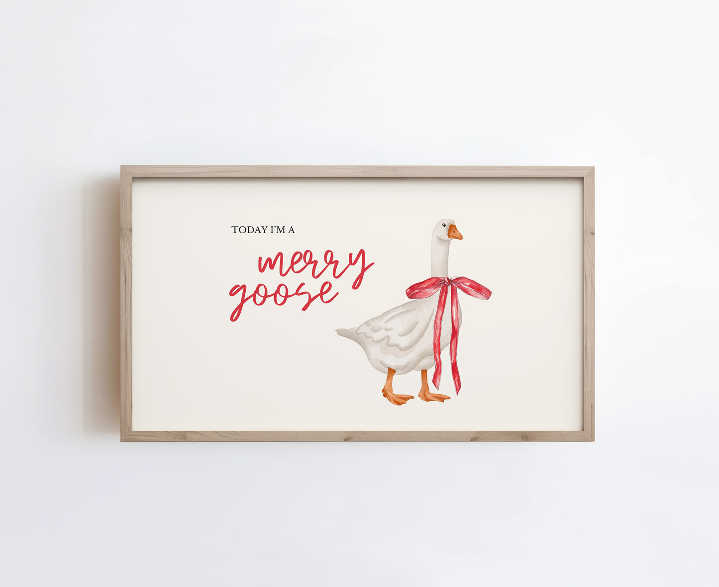Today I'm a Merry Goose