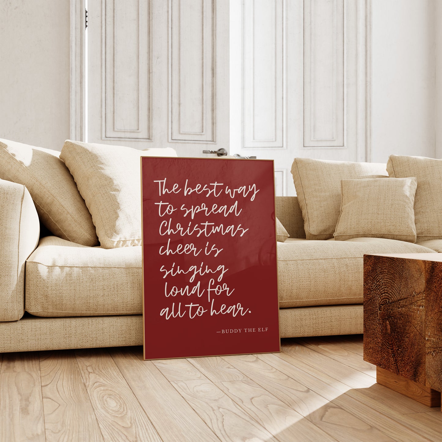 Red Buddy the Elf Quote