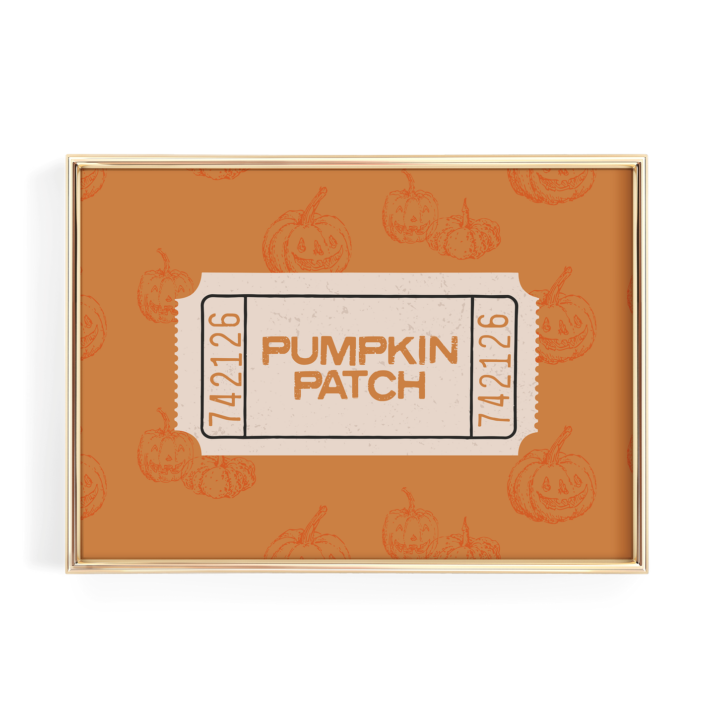 Pumpkin Patch Ticket Stub