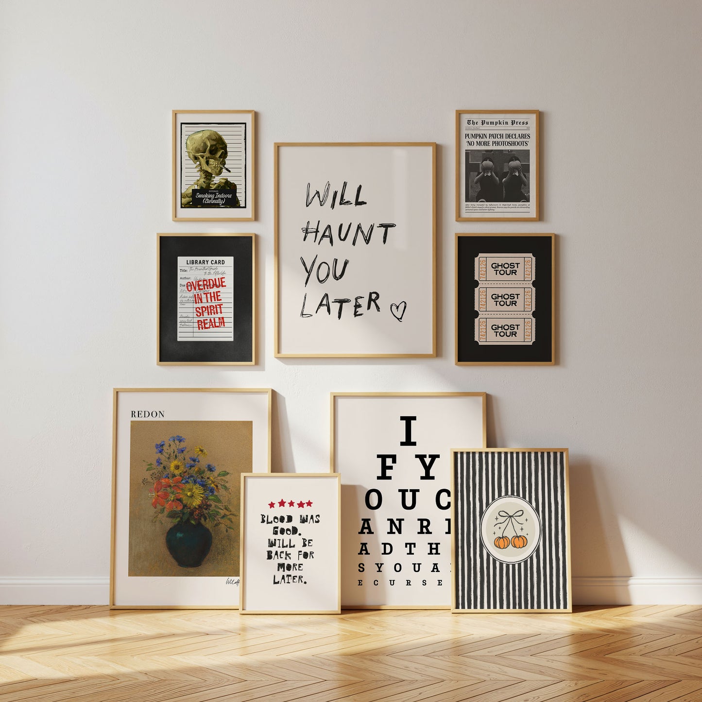 Spooky Season Halloween Gallery Wall Set
