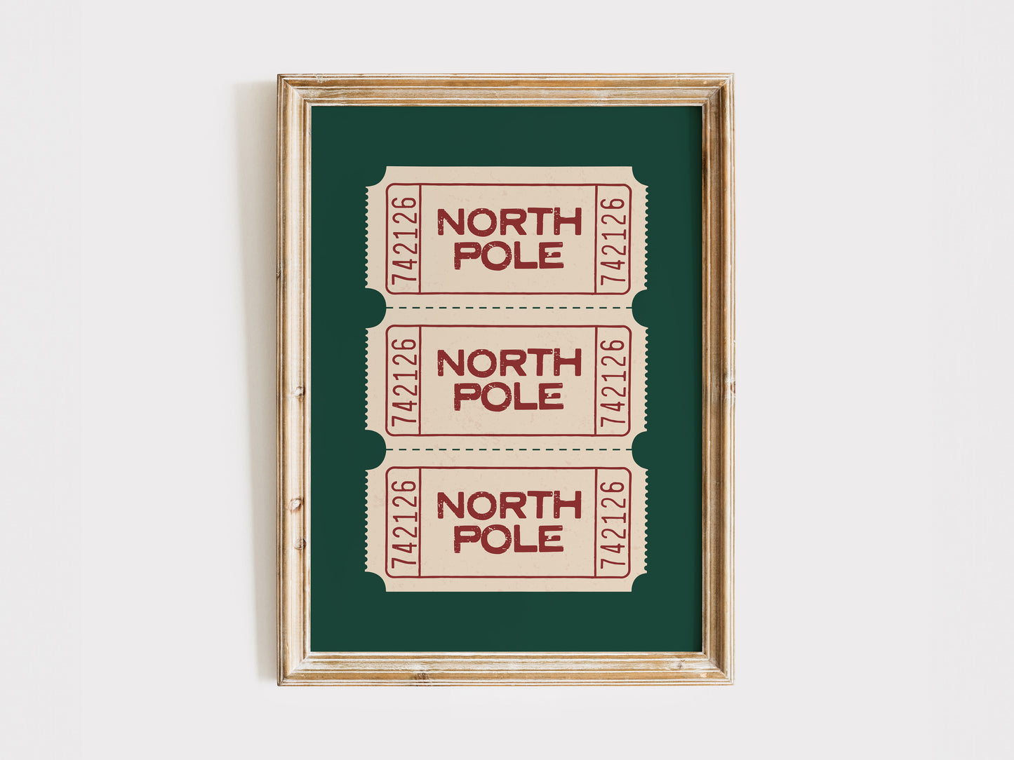 North Pole Ticket Stubs