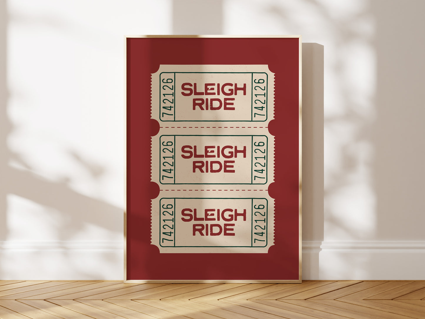 Sleigh Ride Ticket Stub