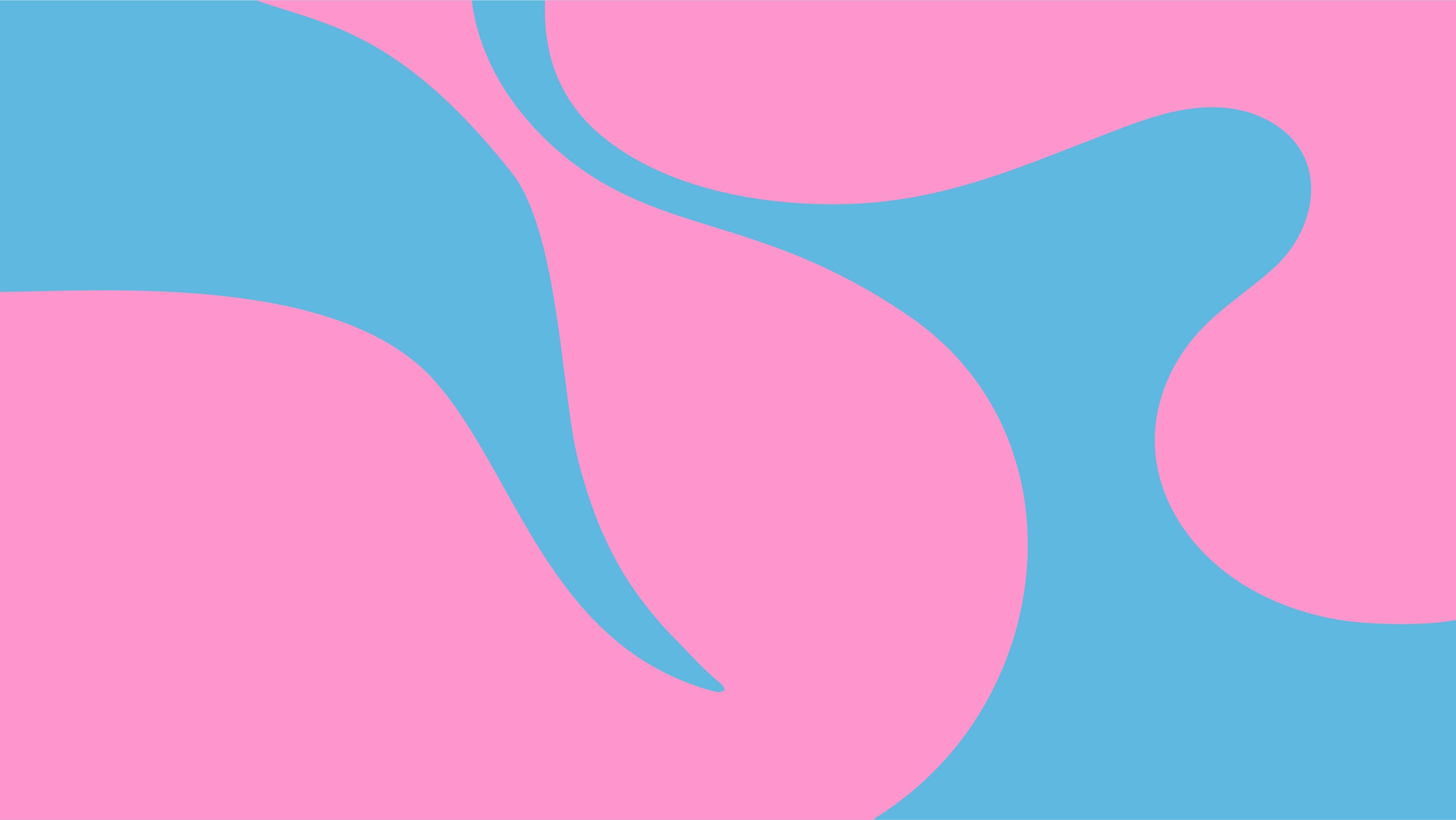 PINK + BLUE WALL ART
