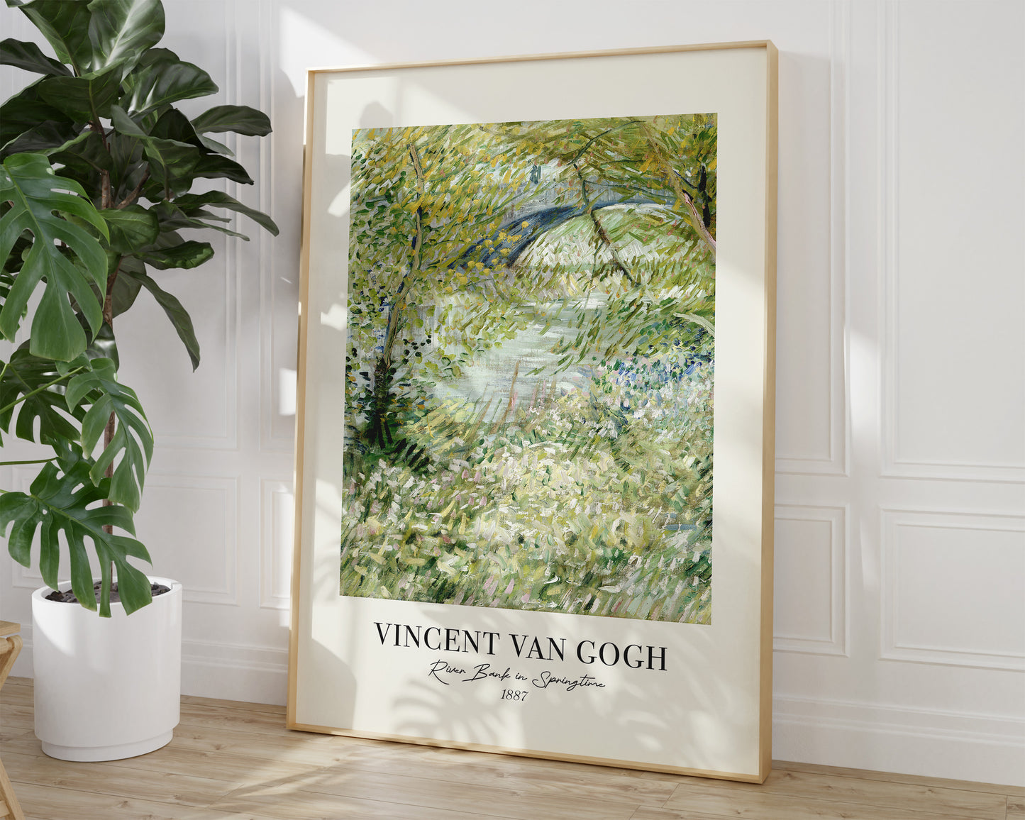 Vincent Van Gogh "River Bank in Springtime"