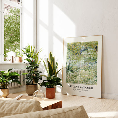 Vincent Van Gogh "River Bank in Springtime"