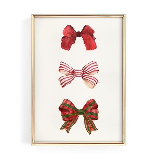 Red Coquette Bows