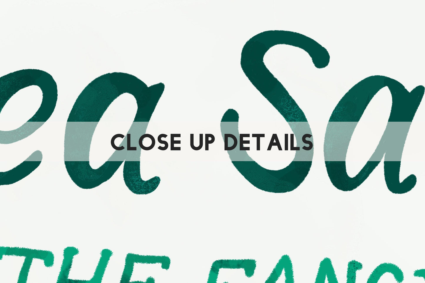 Maldon Sea Salt Print | Green Kitchen Decor | Retro Pantry Wall Art | Chef Gift