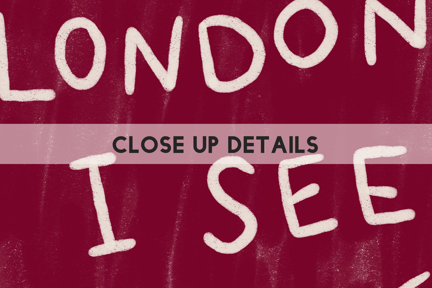 I See London I See France Burgundy Print | Funny Bathroom Wall Art Decor | Playful Cheeky Quote