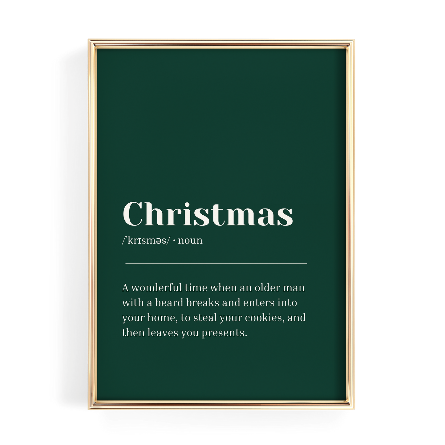 Green Christmas Definition