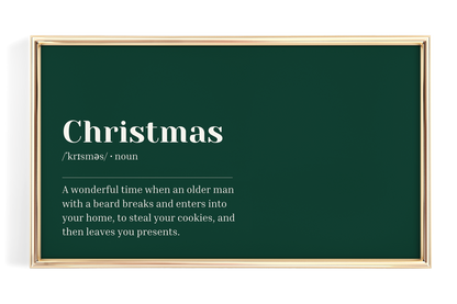 Green Christmas Definition