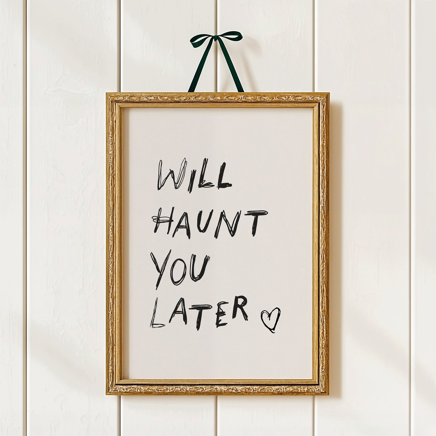 Will Haunt You Later