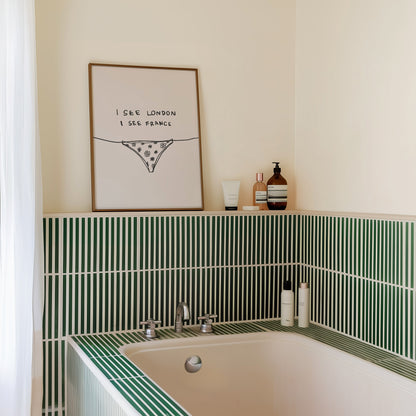 I See London I See France Bathroom Print
