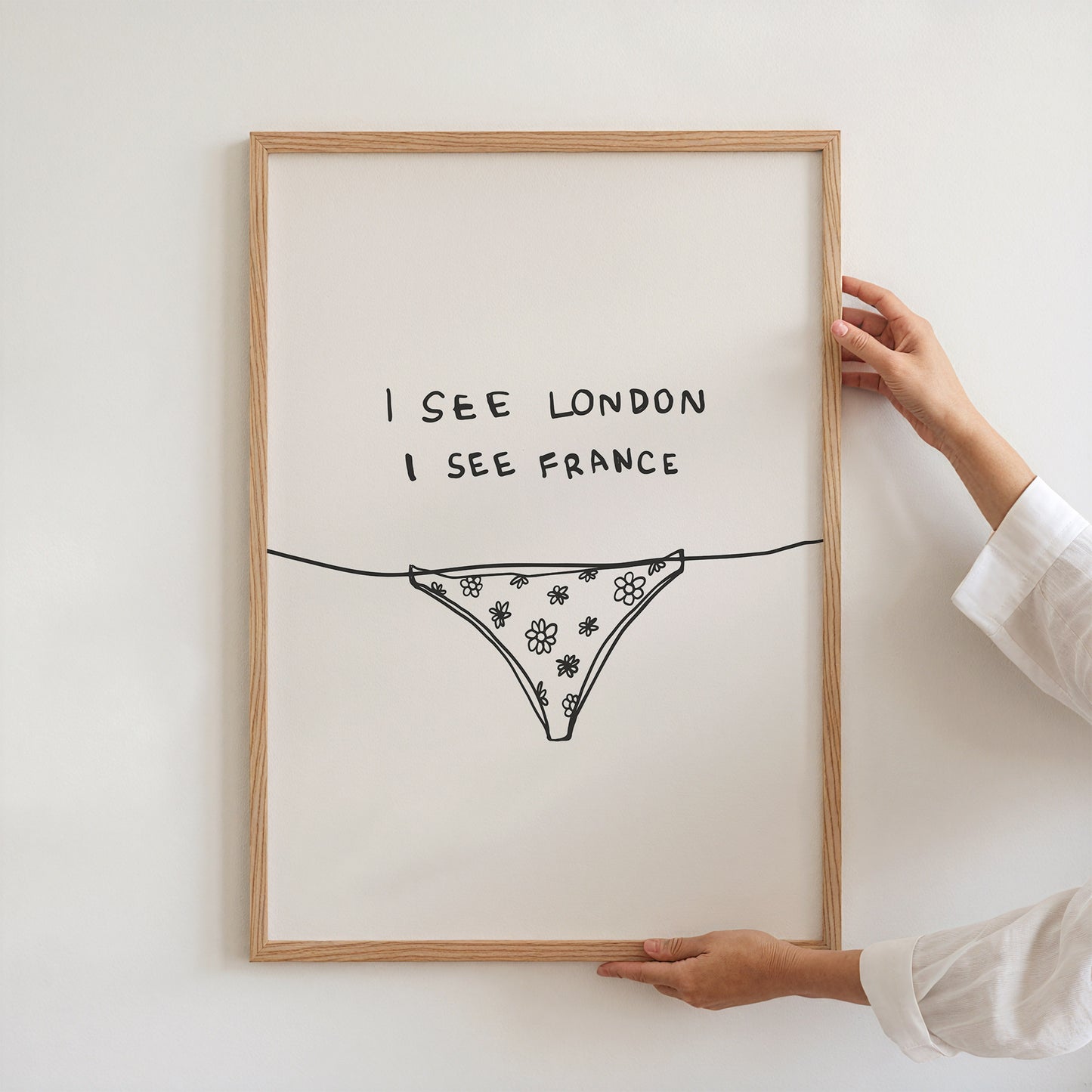 I See London I See France Bathroom Print