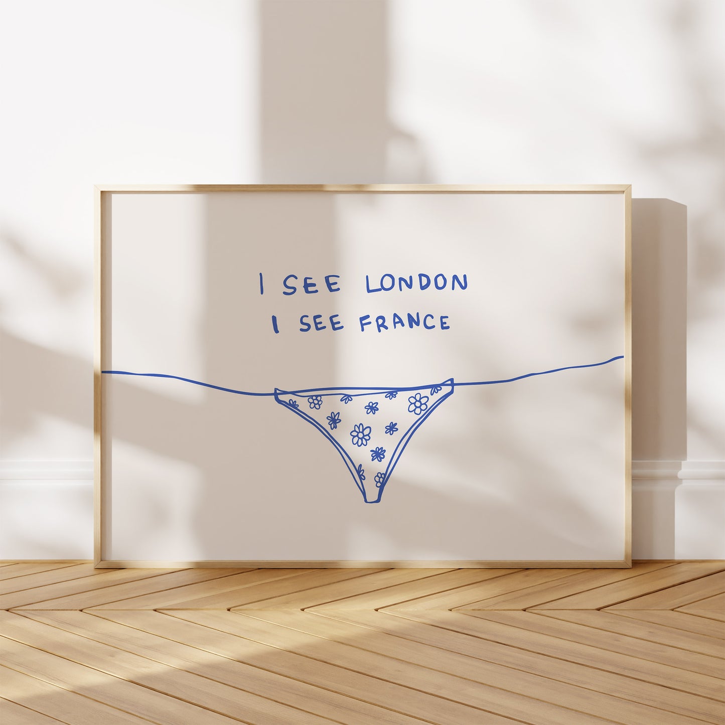 Blue I See London I See France Horizontal