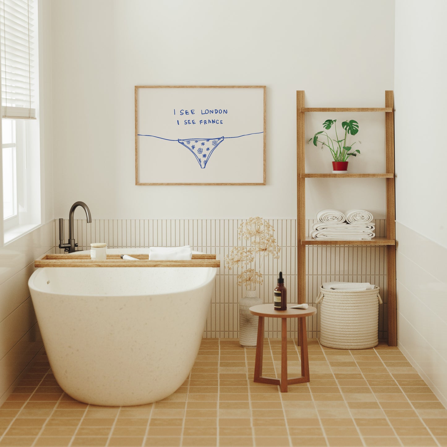 Blue I See London I See France Horizontal