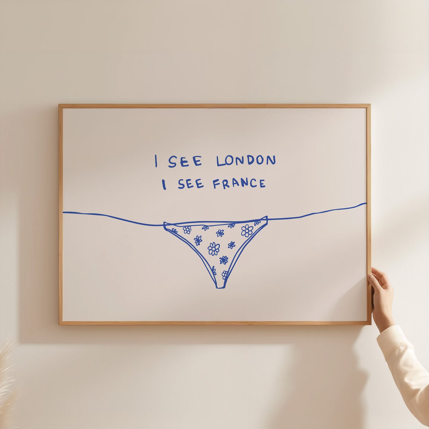 Blue I See London I See France Horizontal