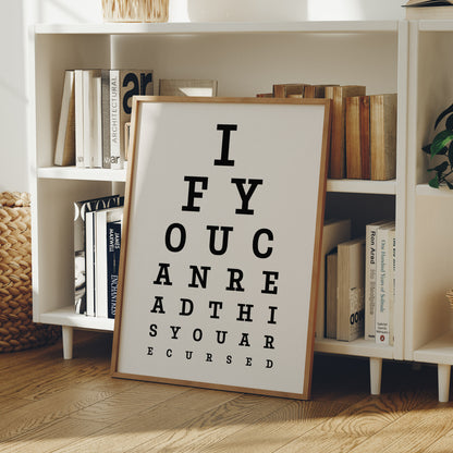 You Are Cursed Eye Chart