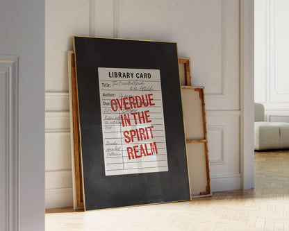 Haunted Library Card