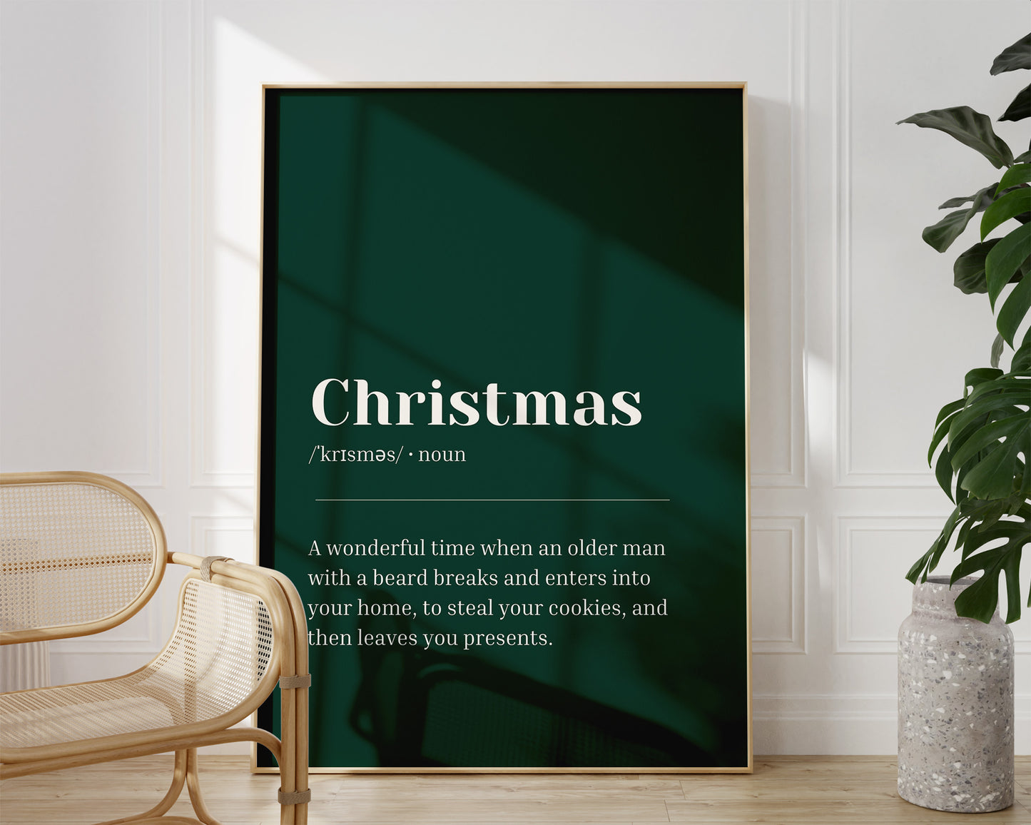 Green Christmas Definition