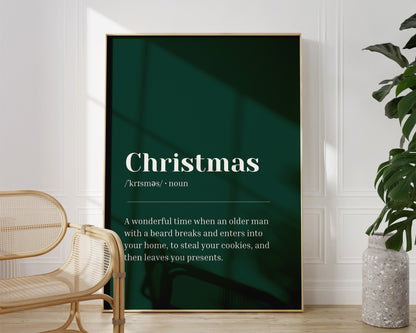 Green Christmas Definition