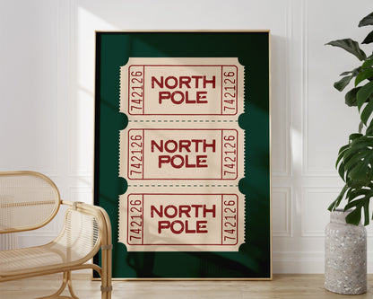 North Pole Ticket Stubs