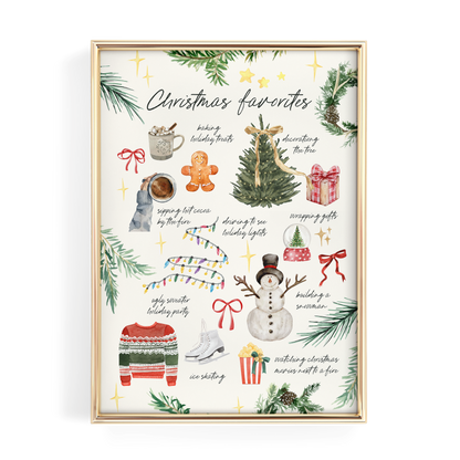Christmas Favorites List