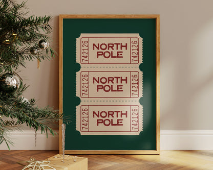 North Pole Ticket Stubs