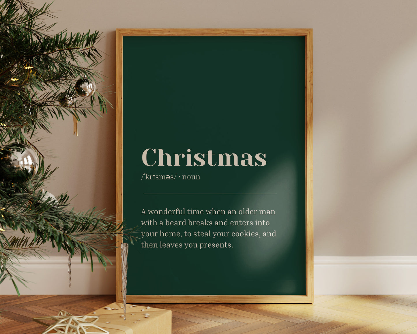 Green Christmas Definition