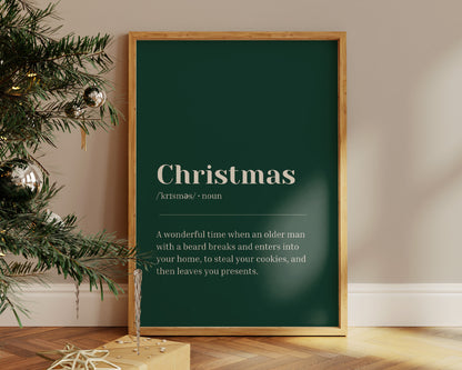 Green Christmas Definition