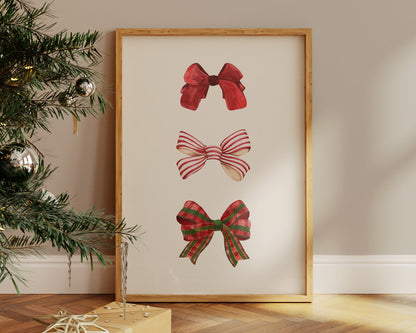 Red Coquette Bows