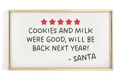 Cookies Were Good Santa Review