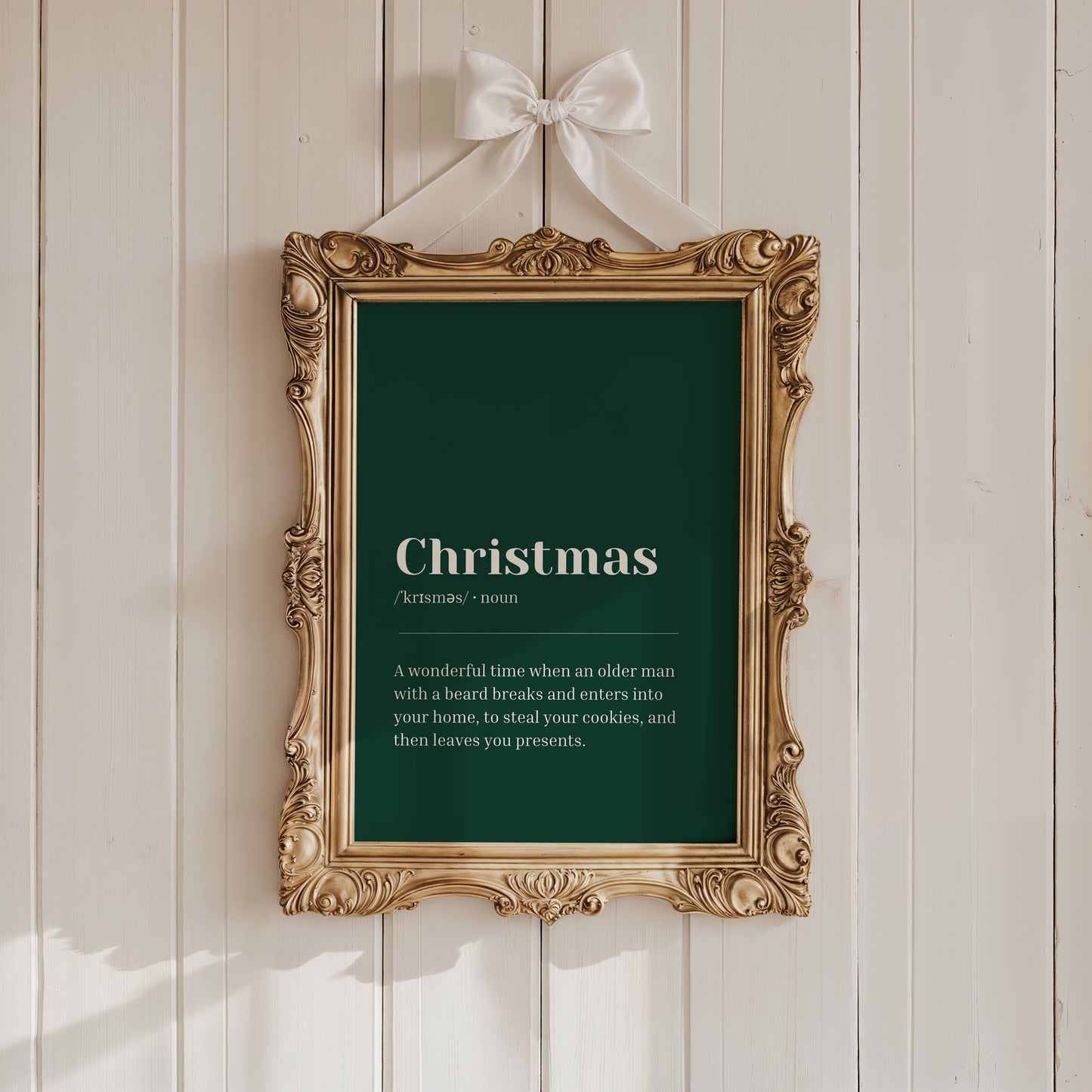 Green Christmas Definition