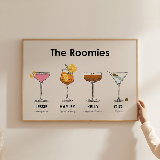 Roommate Drink Print (2-4 people)