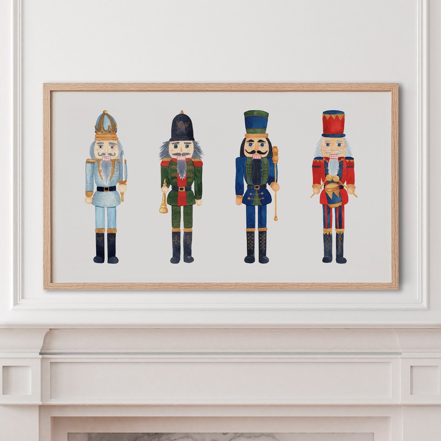 Watercolor Nutcrackers