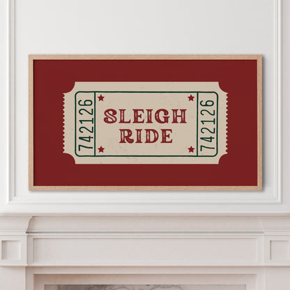 Sleigh Ride Ticket
