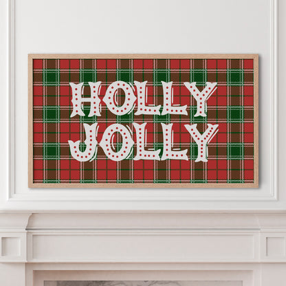 Plaid Holly Jolly Christmas
