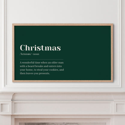 Green Christmas Definition