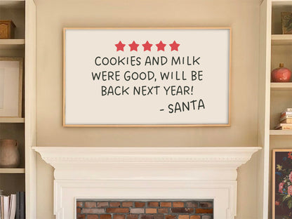 Cookies Were Good Santa Review