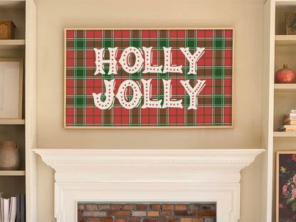 Plaid Holly Jolly Christmas